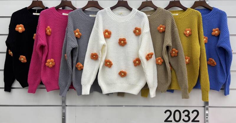 Swetry damskie Roz Standard, Mix Kolor .Paczka 10 szt